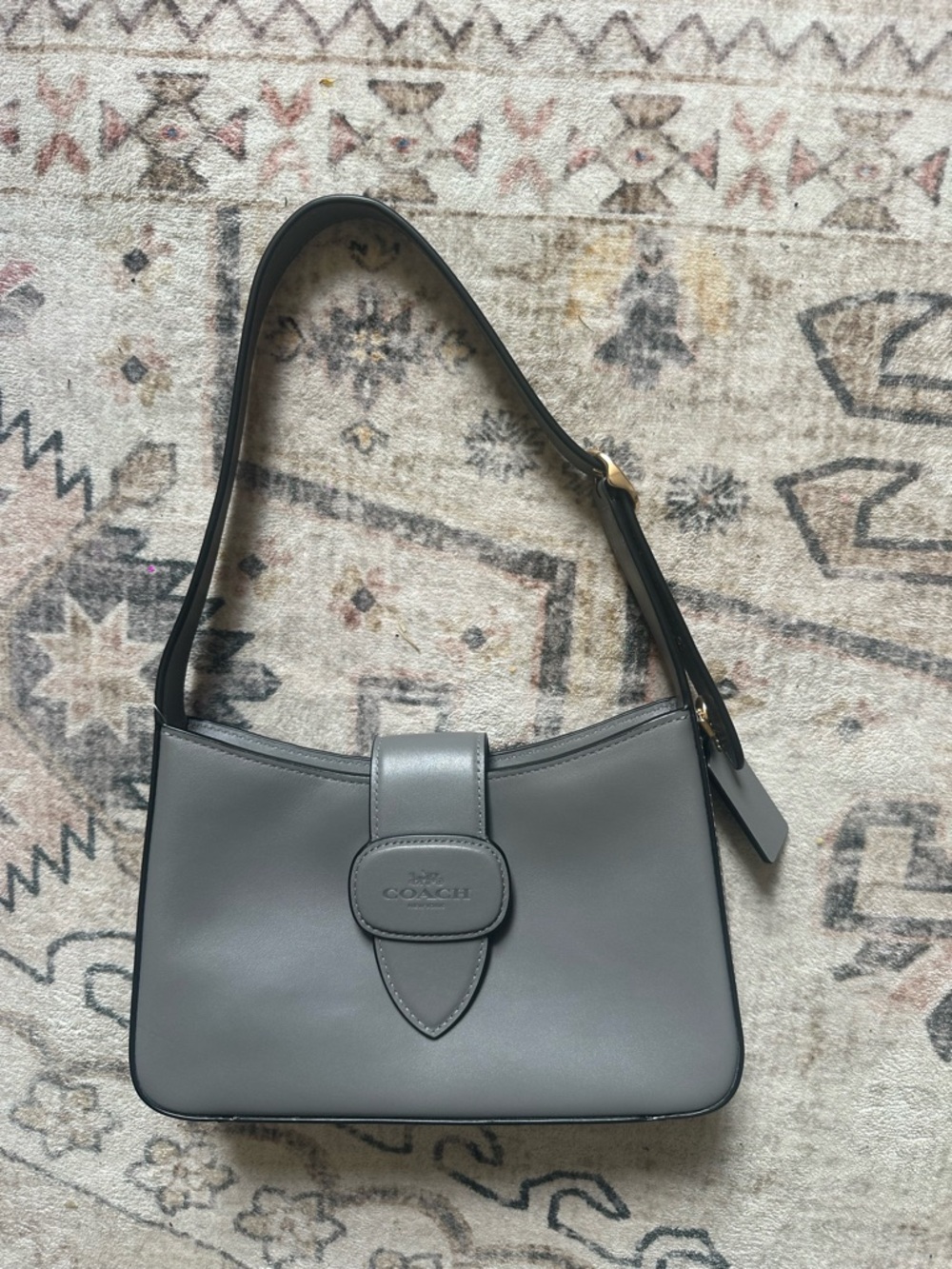 Coach Eliza Shoulder Bag Gray